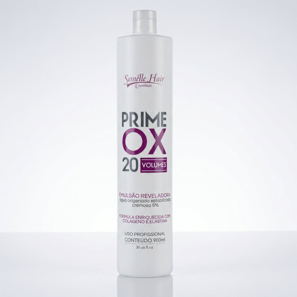 Emulsão Reveladora Prime OX 20 Volumes - 900ml - Semélle Hair