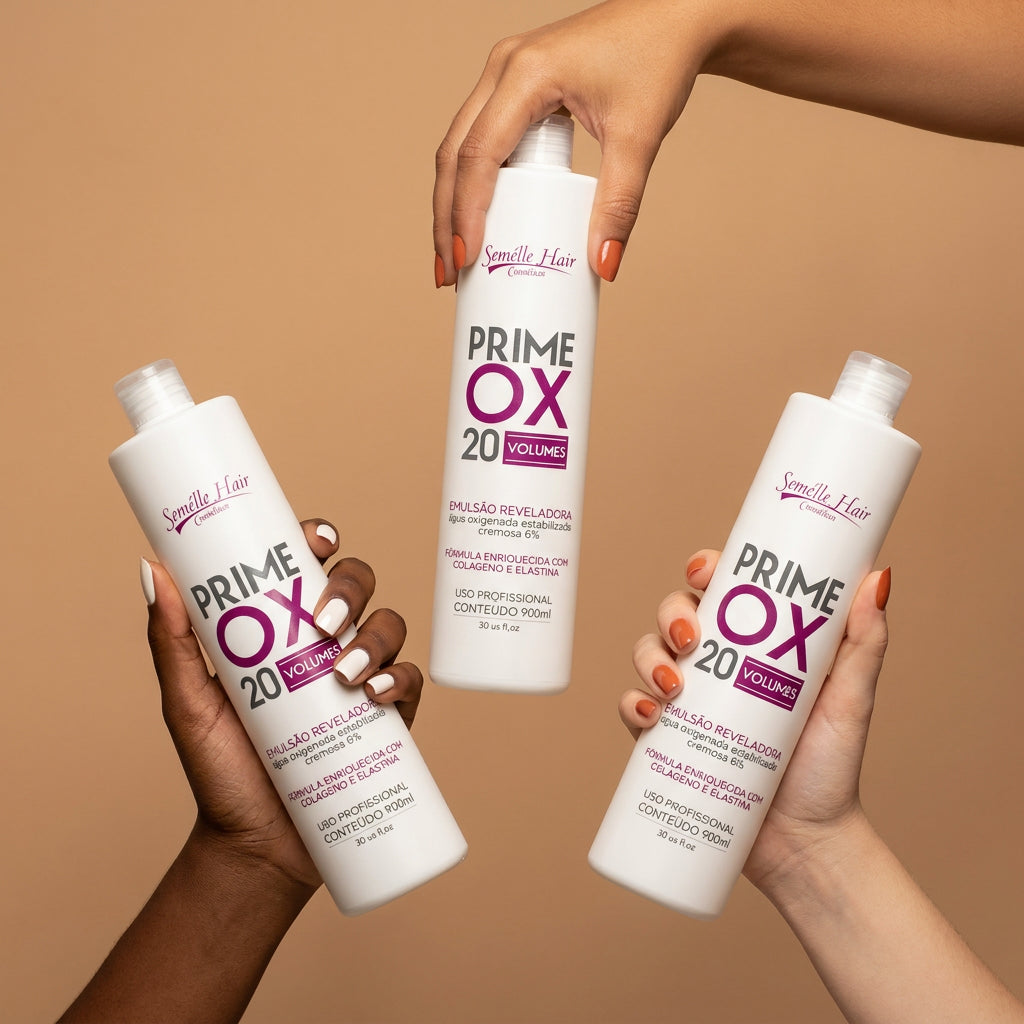 Emulsão Reveladora Prime OX 20 Volumes - 900ml - Semélle Hair