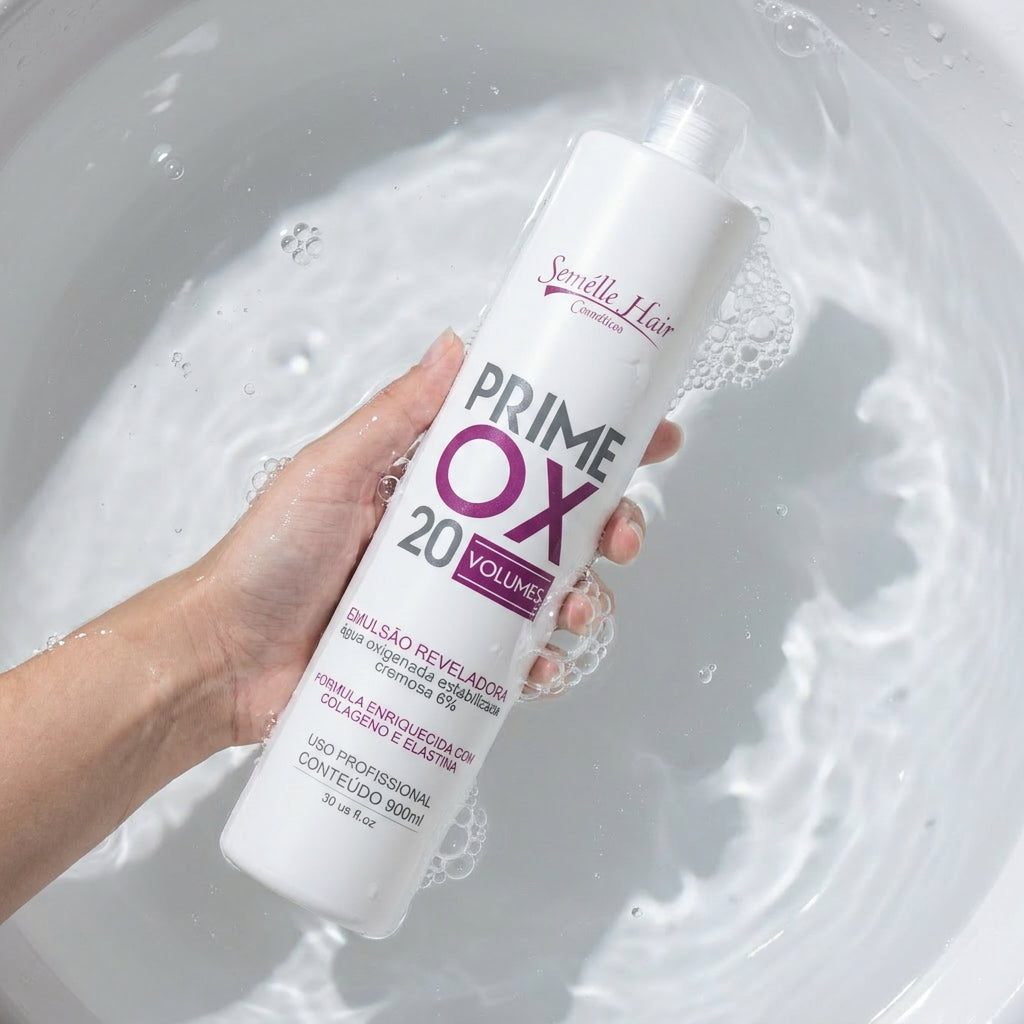 Emulsão Reveladora Prime OX 20 Volumes - 900ml - Semélle Hair
