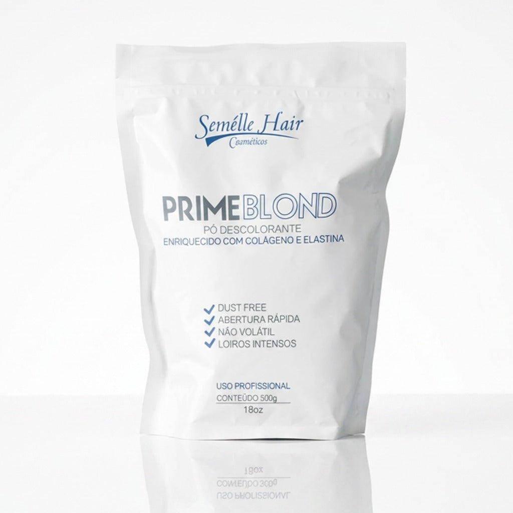 Pó Descolorante Prime Blond Semelle Hair - 500g - Semélle Hair
