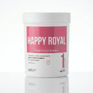 Máscara Happy Royal Profissional - 1kg - Semélle Hair